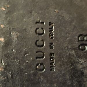 Gucci Black Leather Accessory